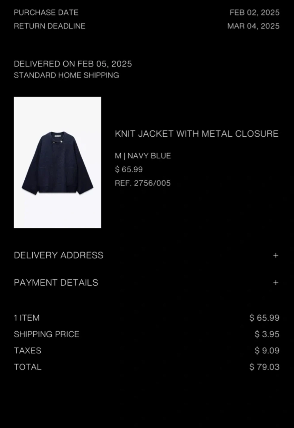 Zara Knit Cardigan with Metal Closure size M, closet sale - photo 2