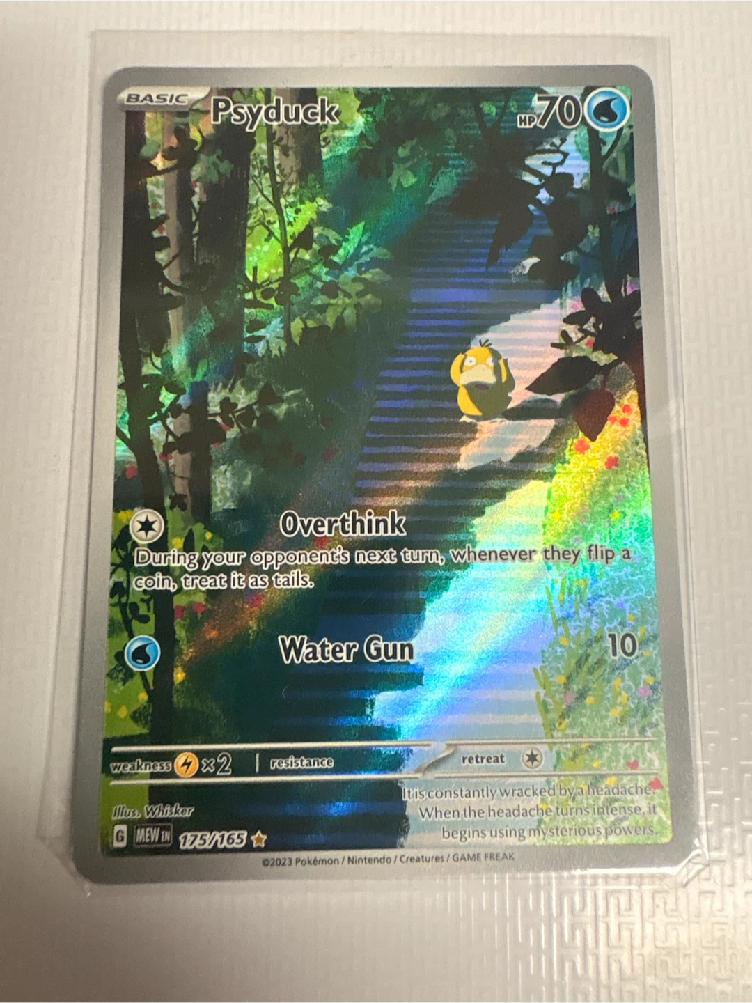 Pokemon Psyduck Illustration Rare 175/165