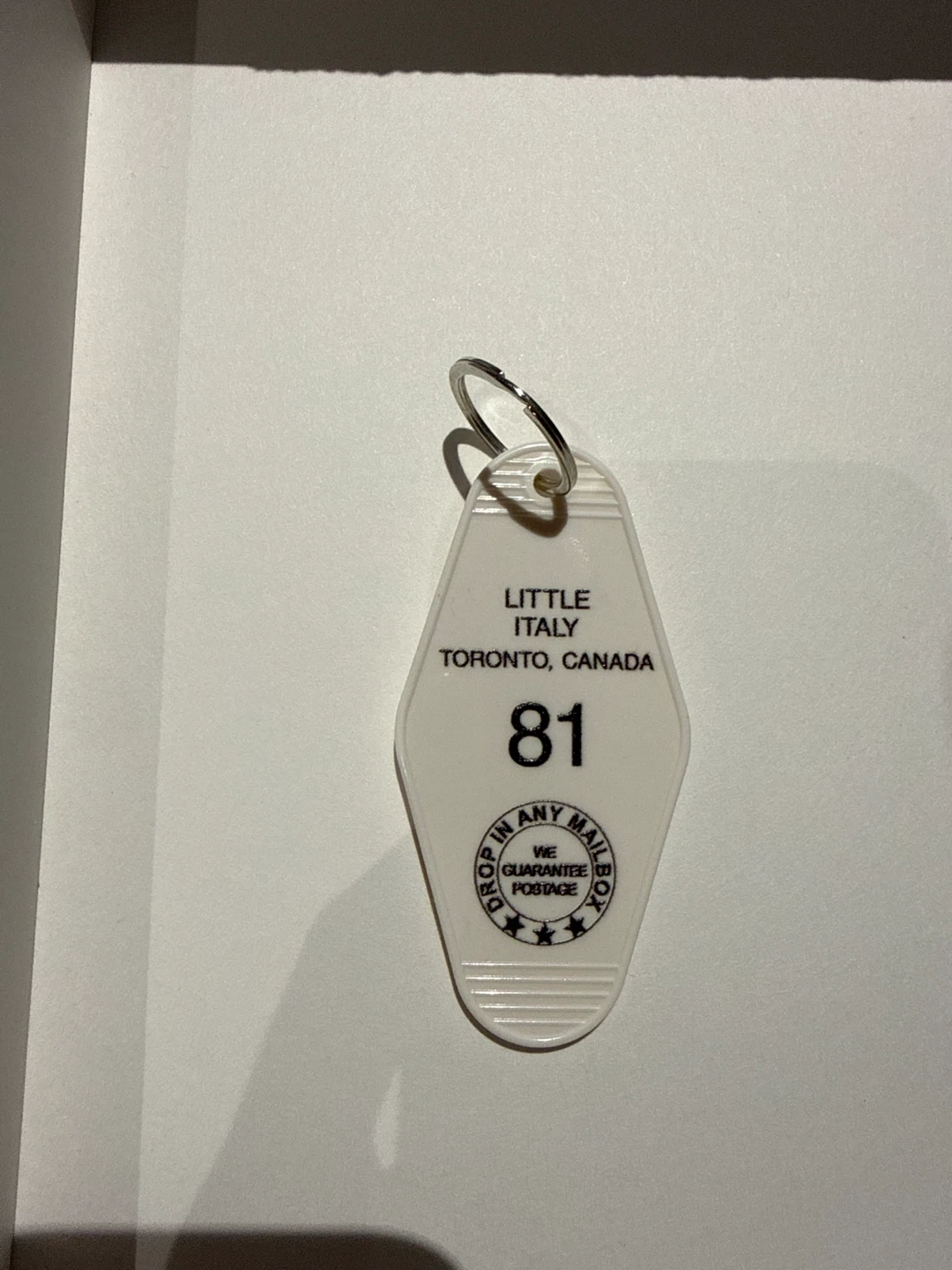 Little Italy Toronto Hotel Style Keychain