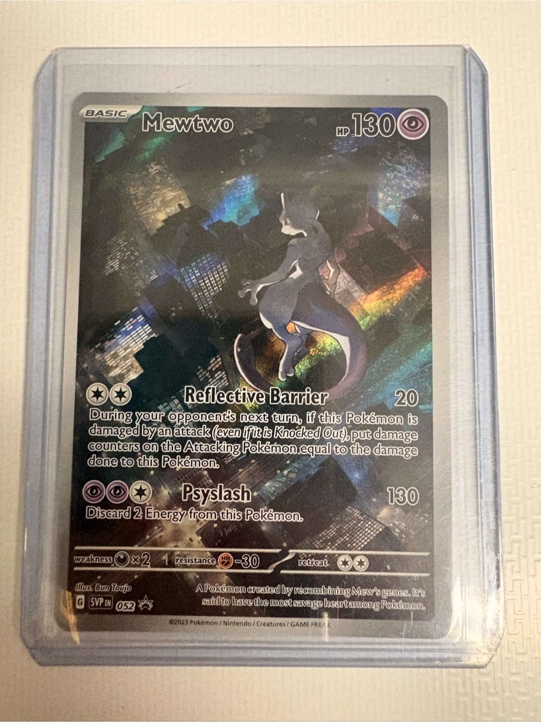 Mewtwo Pokemon Trading Card SVP EN 052