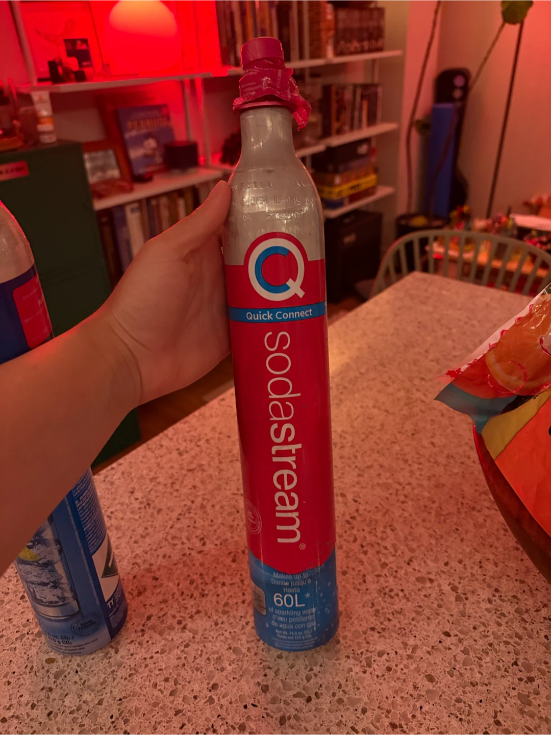FULL SodaStream Quick Connect CO2 Cylinder