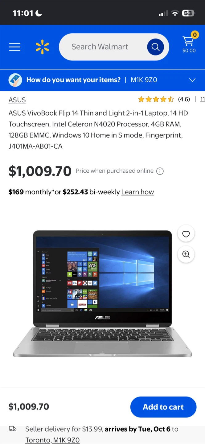 ASUS VivoBook Flip 14 2-in-1 Laptop