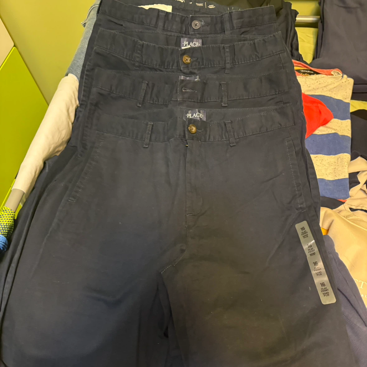 Navy Blue Uniform Pants for Boys Sz 16