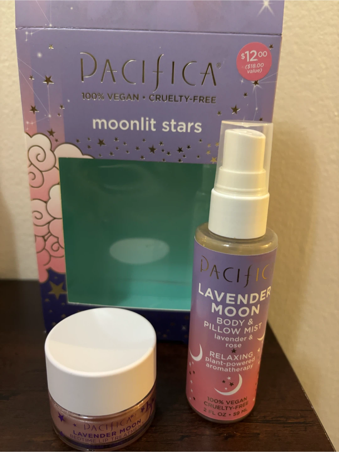 NEW-Pacifica Moonlit Stars Lavender Moon Set