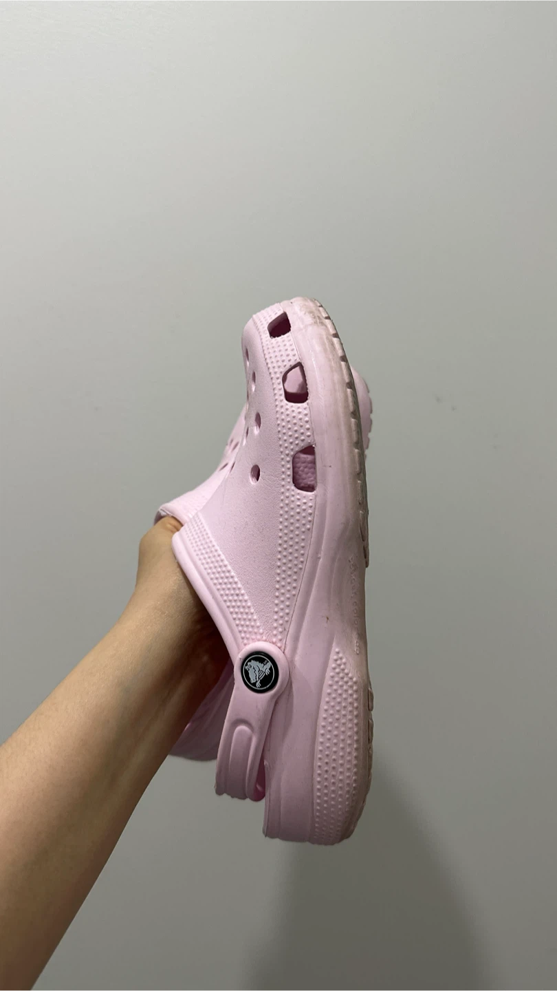 (used) Crocs light pink clogs women size 7 #freecycle - photo 4