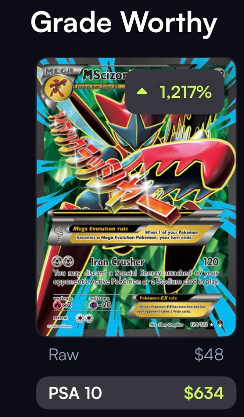 Mega M Scizor EX Pokemon Card 120/122 - photo 3