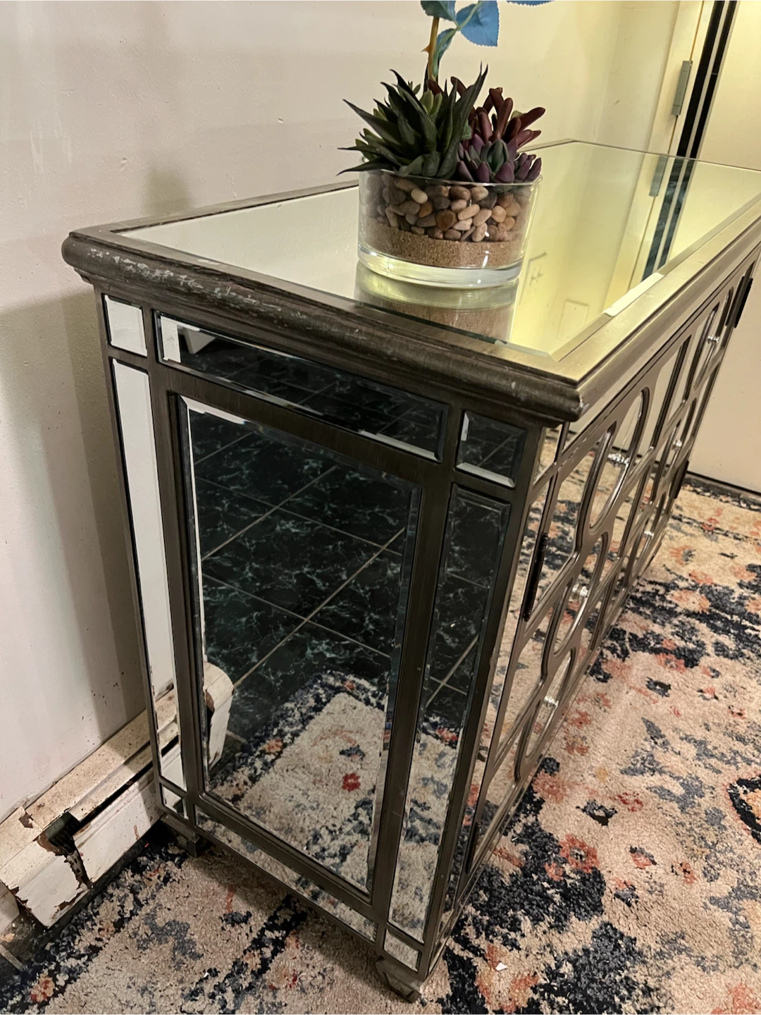 Mirrored Console Table / Cabinet - Delivery Available - photo 5