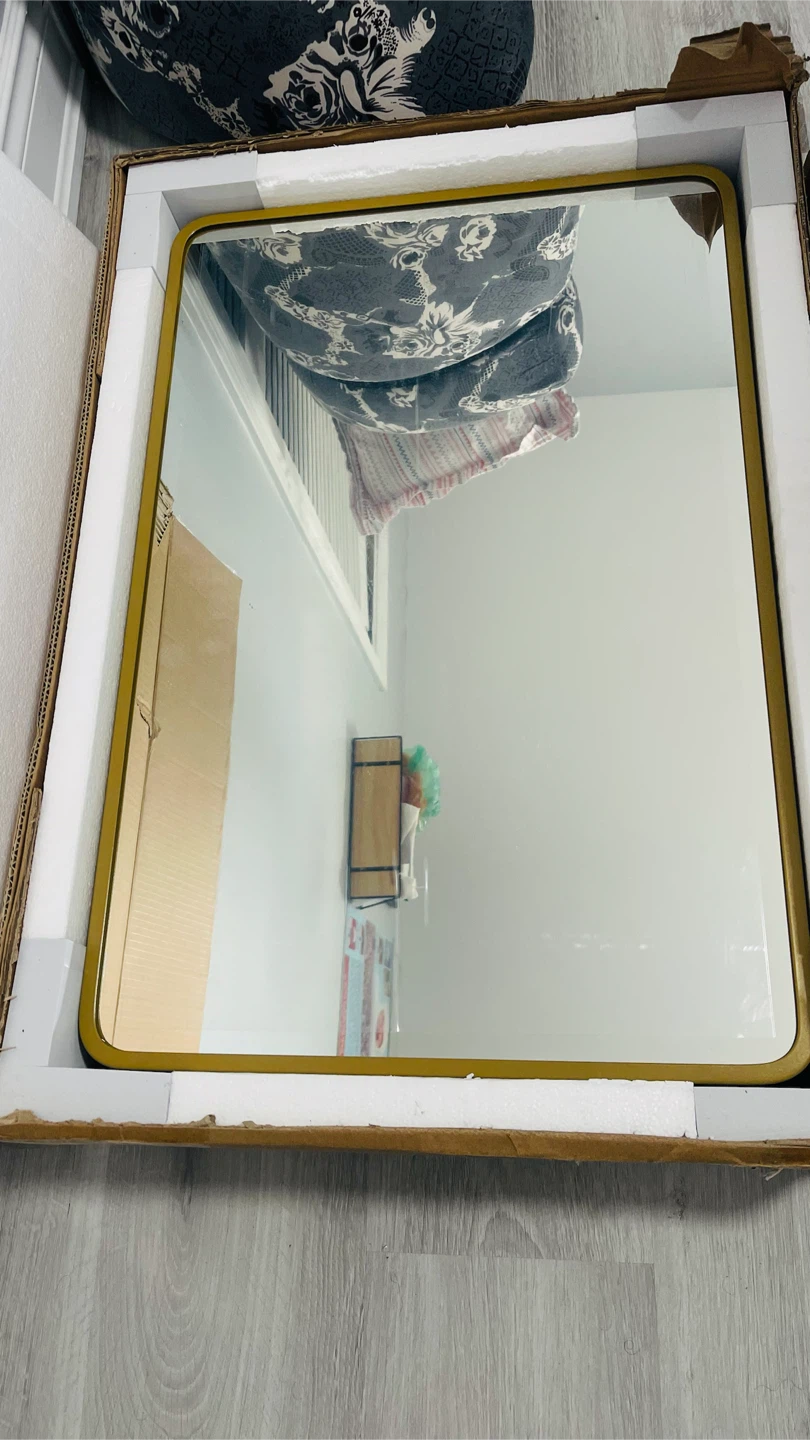 YTSMIR Gold Bathroom Medicine Cabinet - photo 2