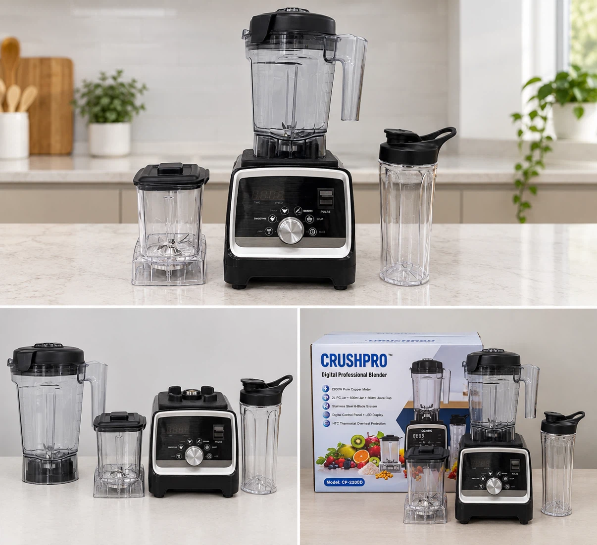 CrushPro CP-2200D Digital Professional Blender