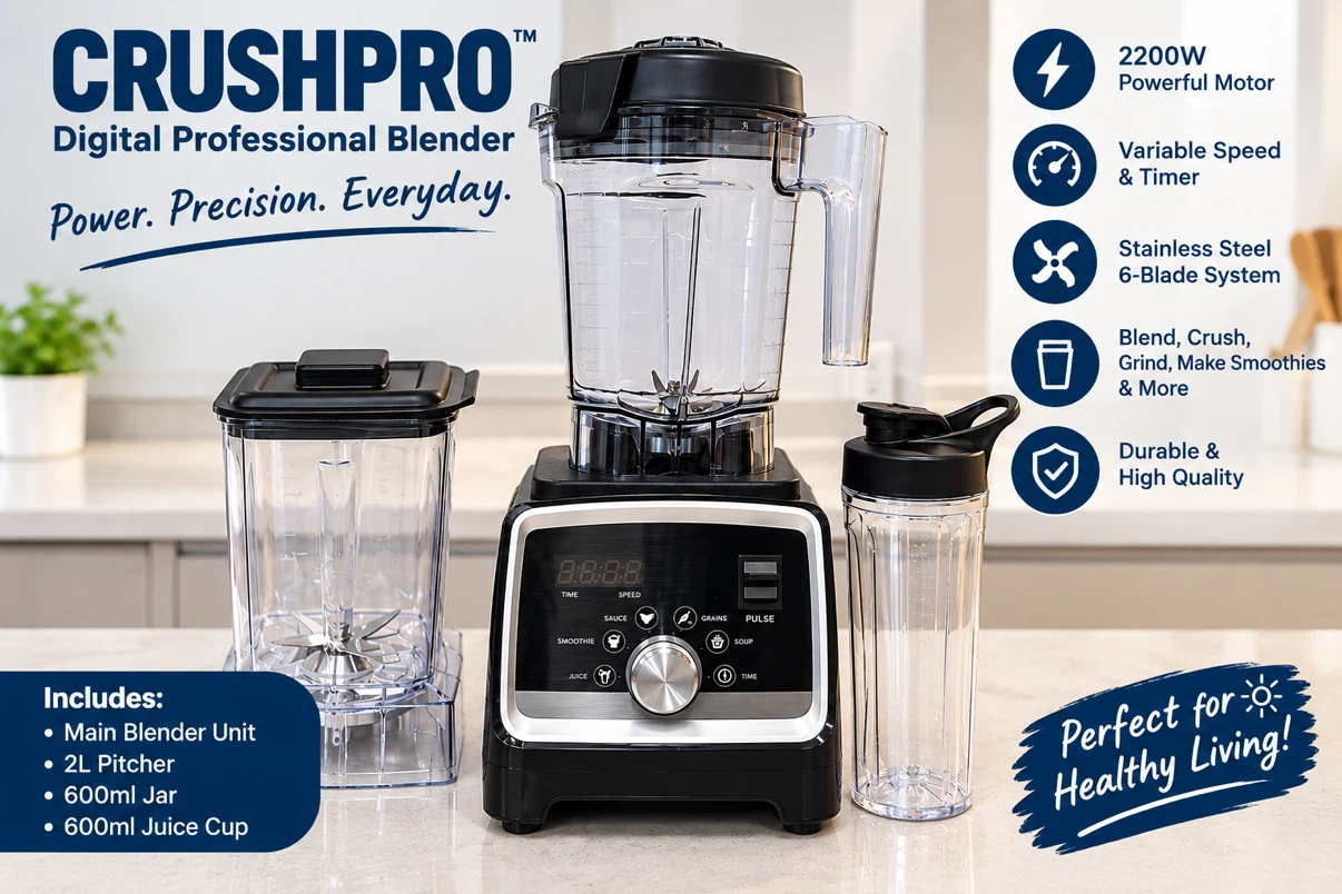 CrushPro CP-2200D Digital Professional Blender - photo 2