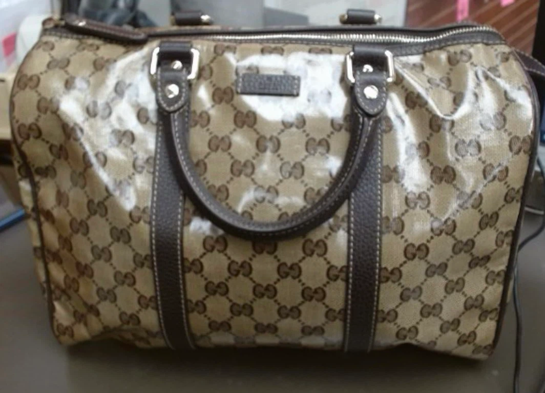 Gucci GG Supreme Coated Canvas Boston Bag
