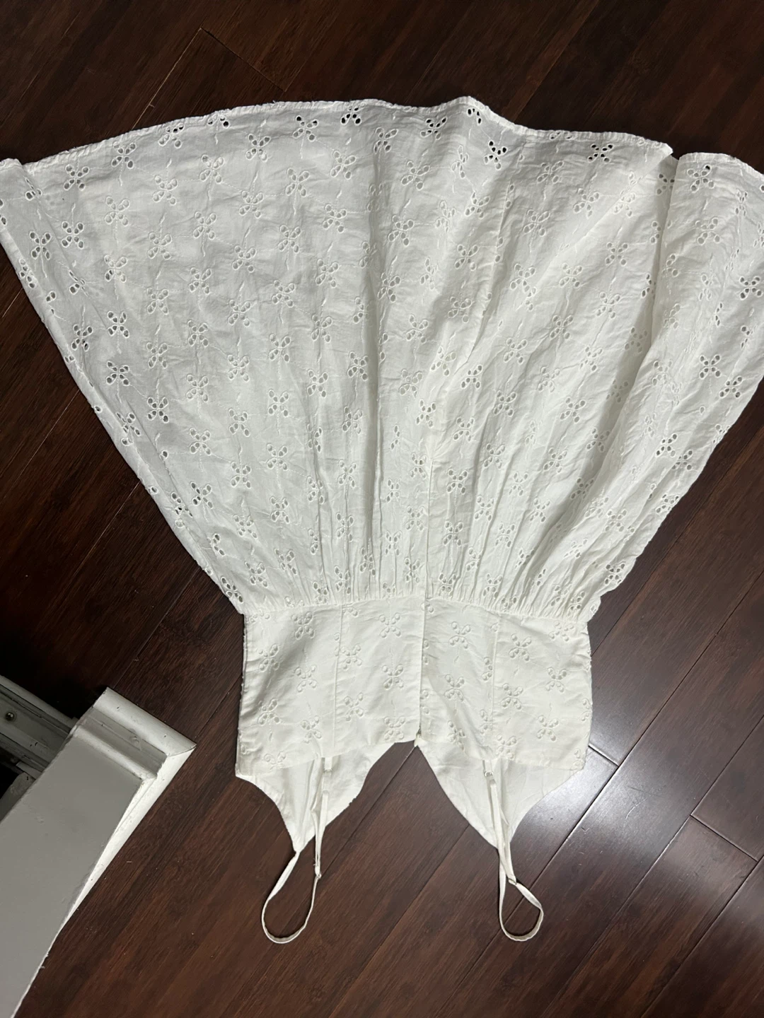 Zara White Eyelet Sundress - photo 2