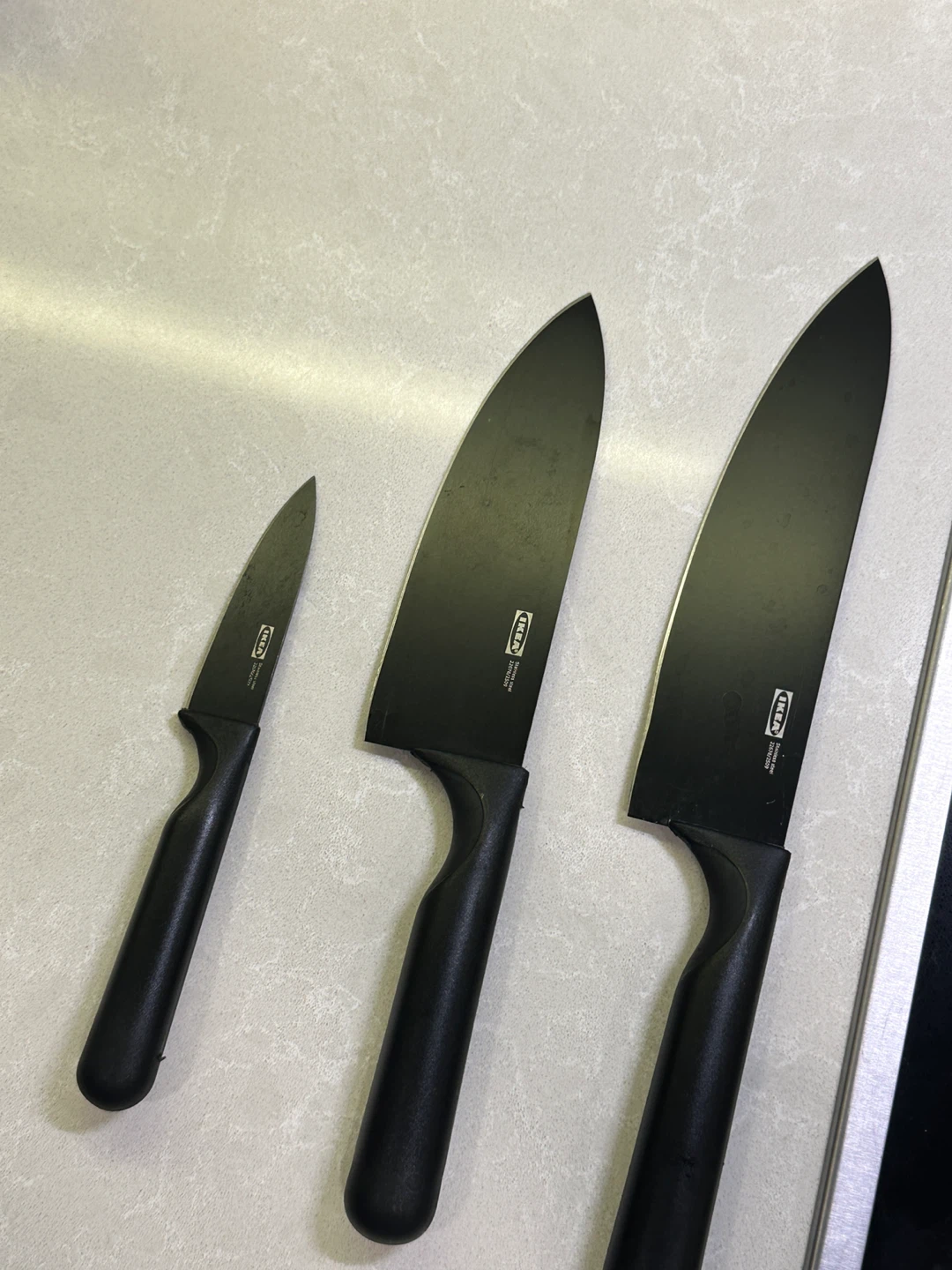 IKEA 3-Piece Knife Set with Block - photo 2
