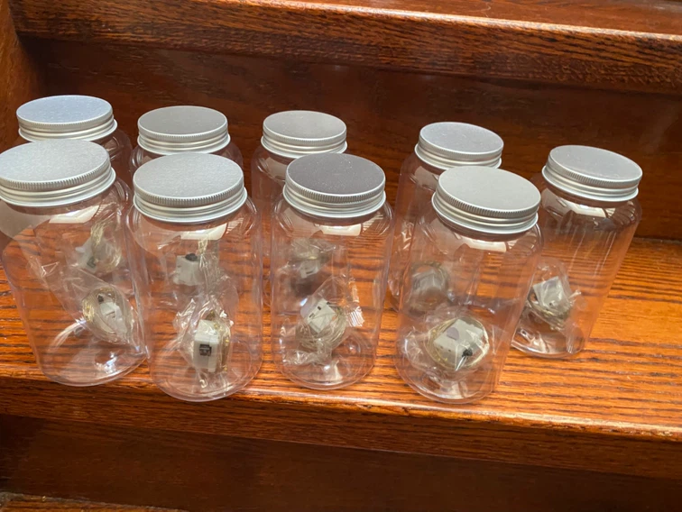 Set of 9 Solar Fairy Light Mason Jars - photo 2