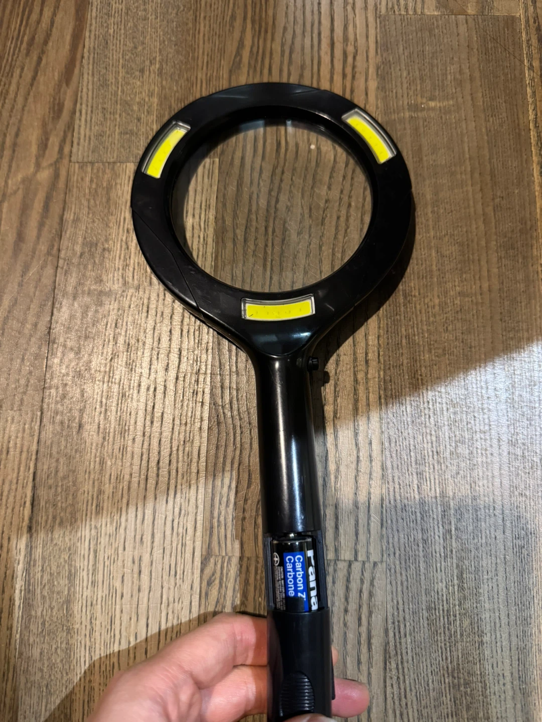 Handheld Lighted Magnifier 3X with Bright, Even Light! - photo 3