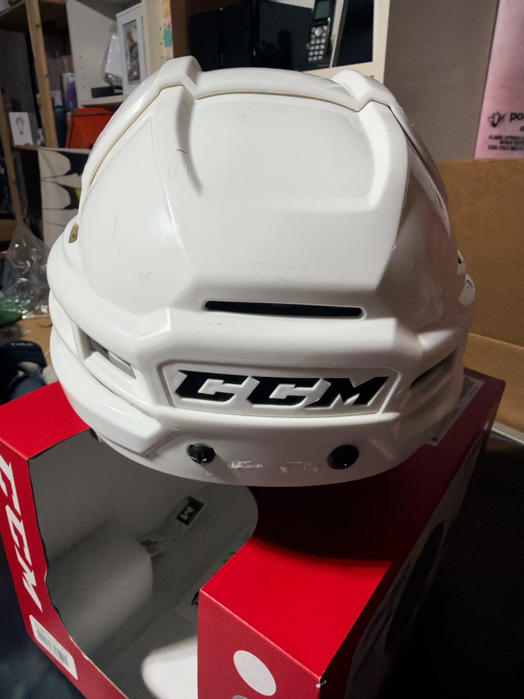 CCM Tacks 910 Hockey Helmet White Medium - photo 3