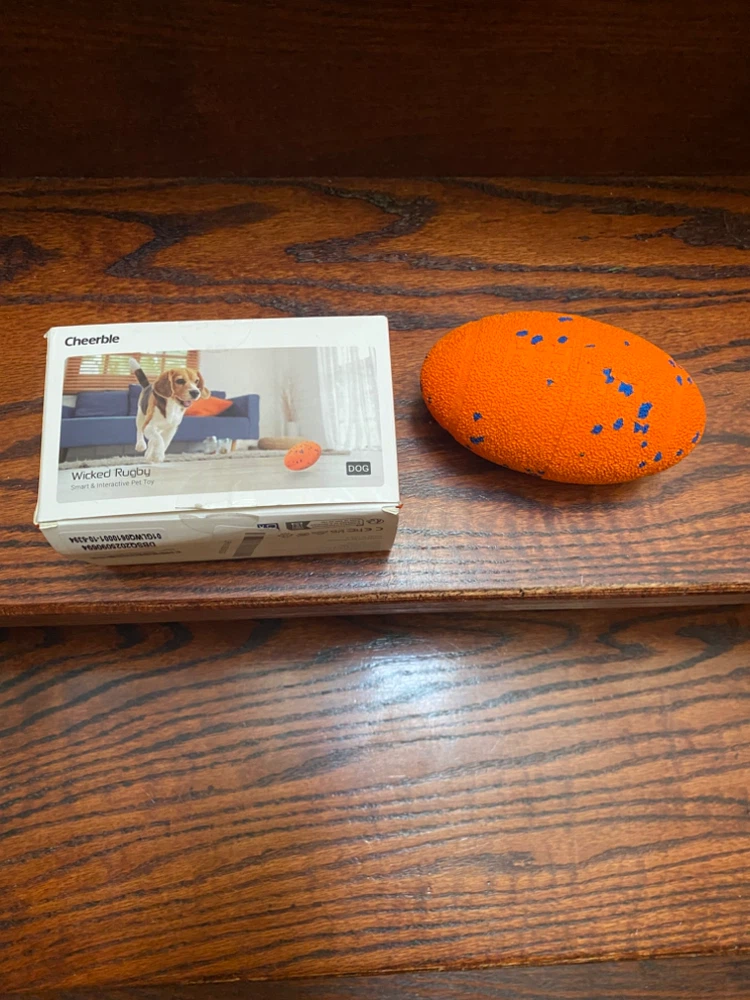 Cheerble Wicked Rugby Smart Interactive Dog Toy