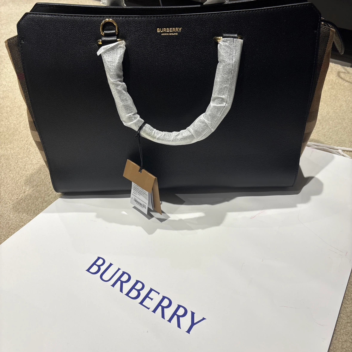 Authentic Burberry Tote