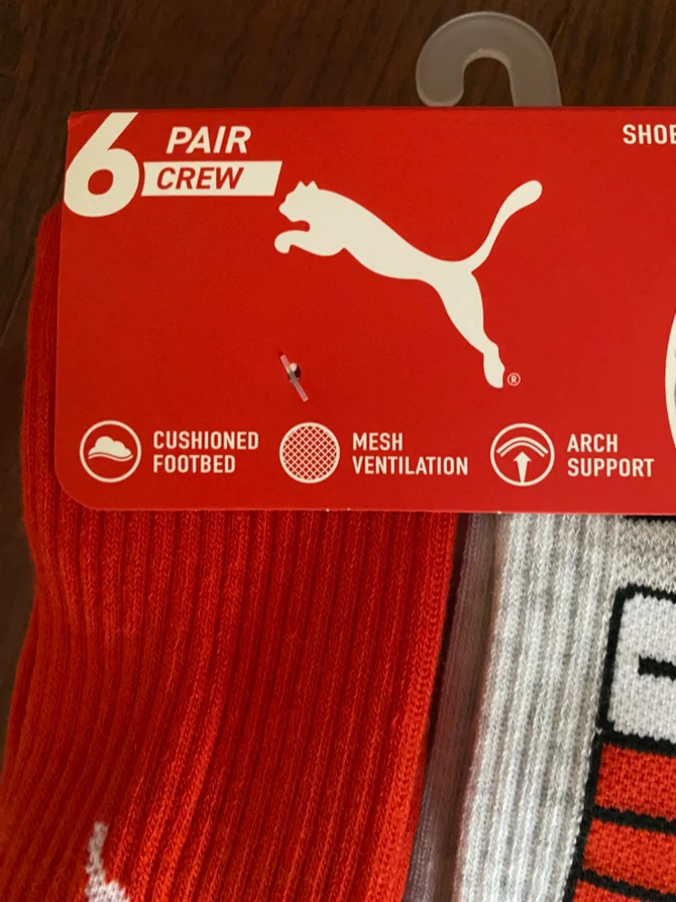 Puma Crew Socks 6-Pair Pack - photo 3