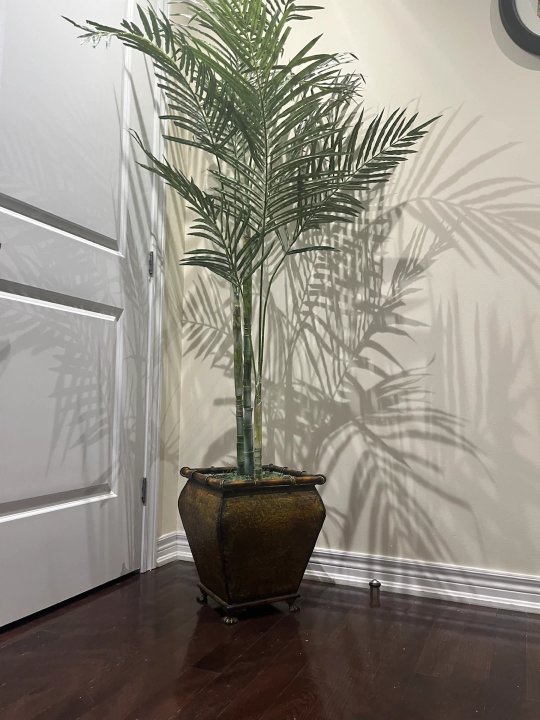 Artificial Palm Tree in Decorative Planter