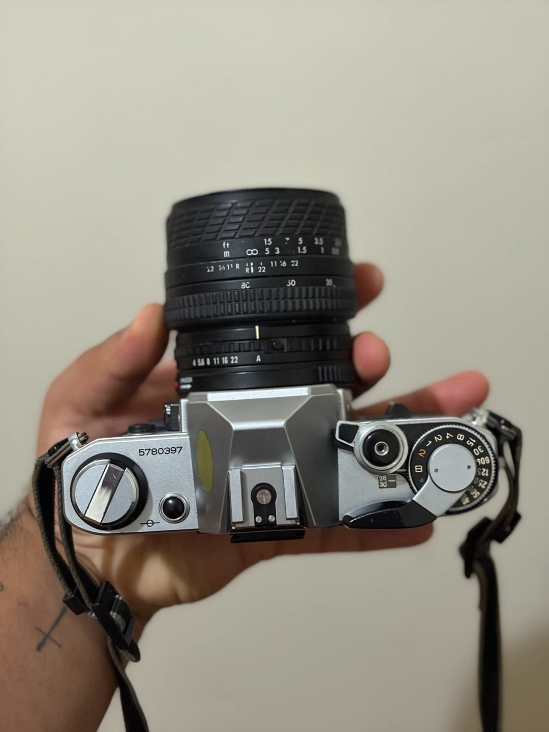 Canon AE-1 Film Camera with Sigma Zoom Lens - photo 4