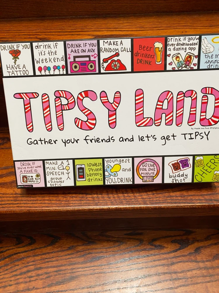 Tipsy Land Drinking Board Game - photo 2