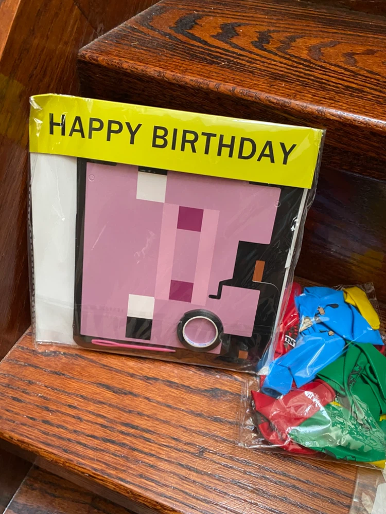 Minecraft Themed Birthday Party Decorations - photo 4