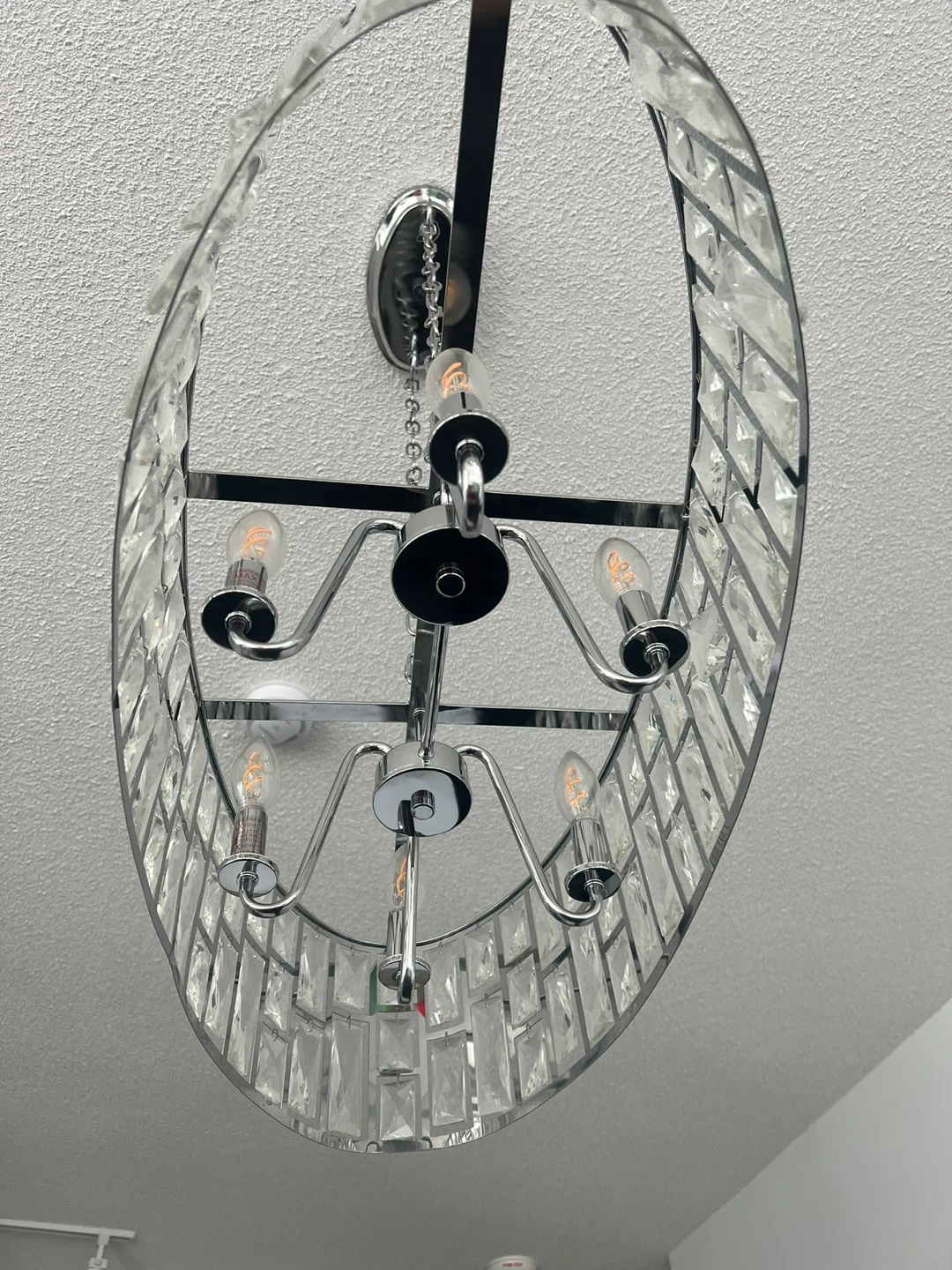 Kristella 6-Light Chrome Glam Crystal Chandelier - photo 3