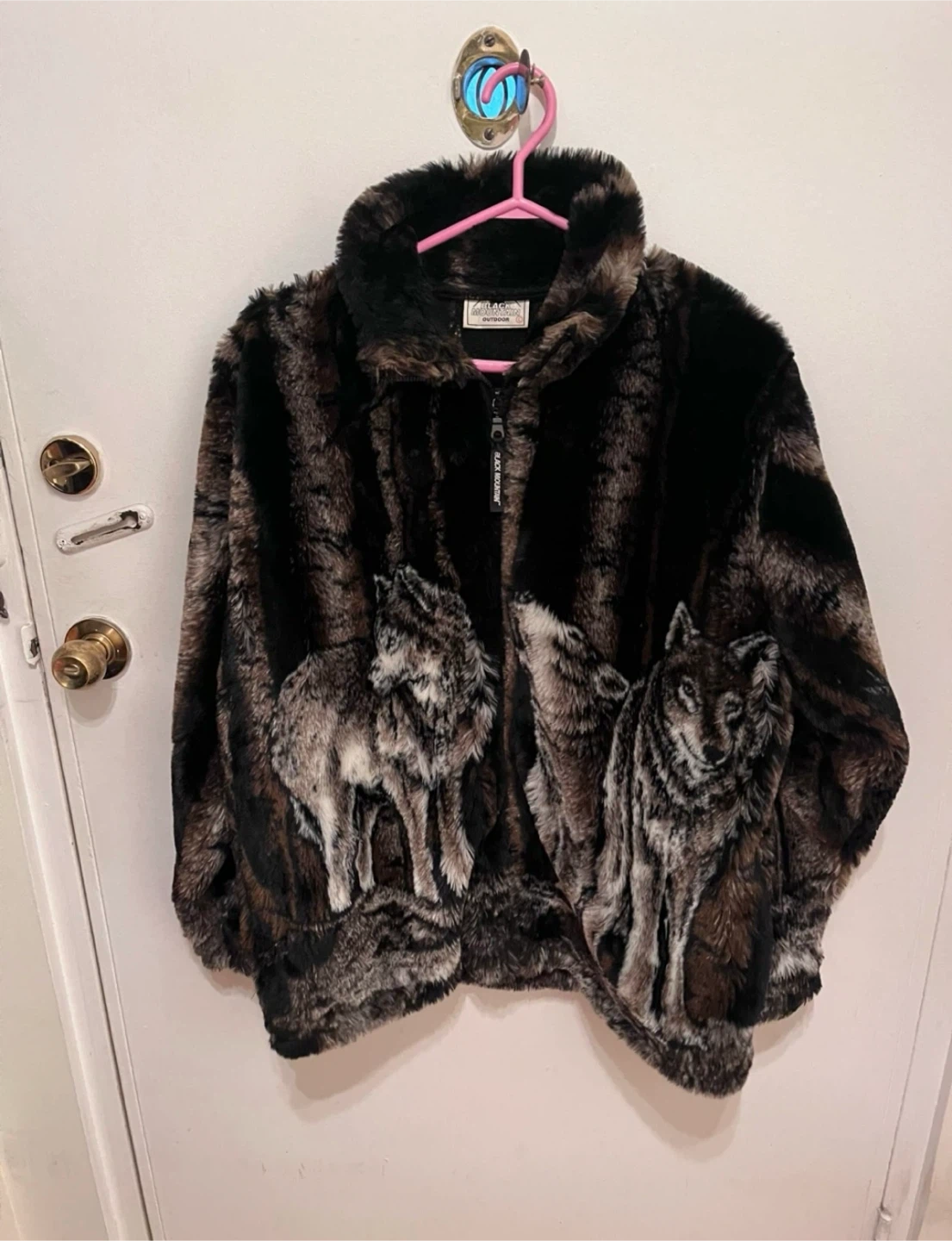 Black Mountain Outdoor Faux Fur Wolf Jacket