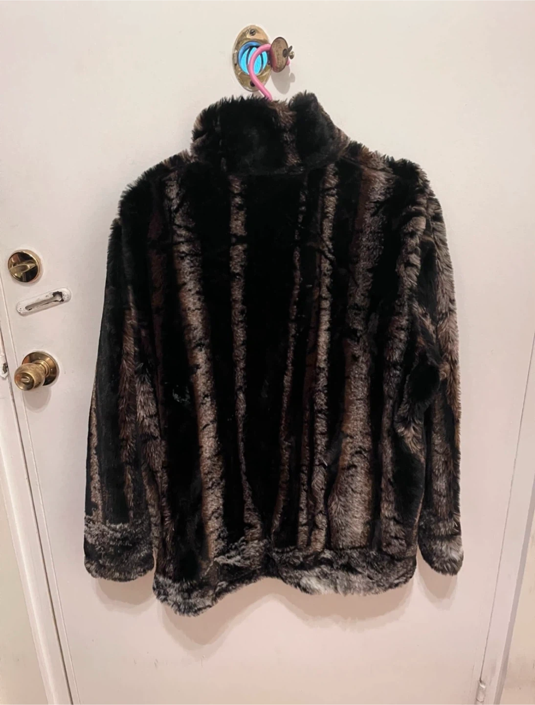 Black Mountain Outdoor Faux Fur Wolf Jacket - photo 2