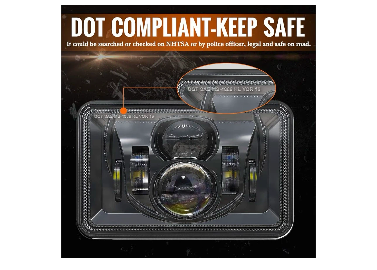 New LED Headlights for trucks - photo 2