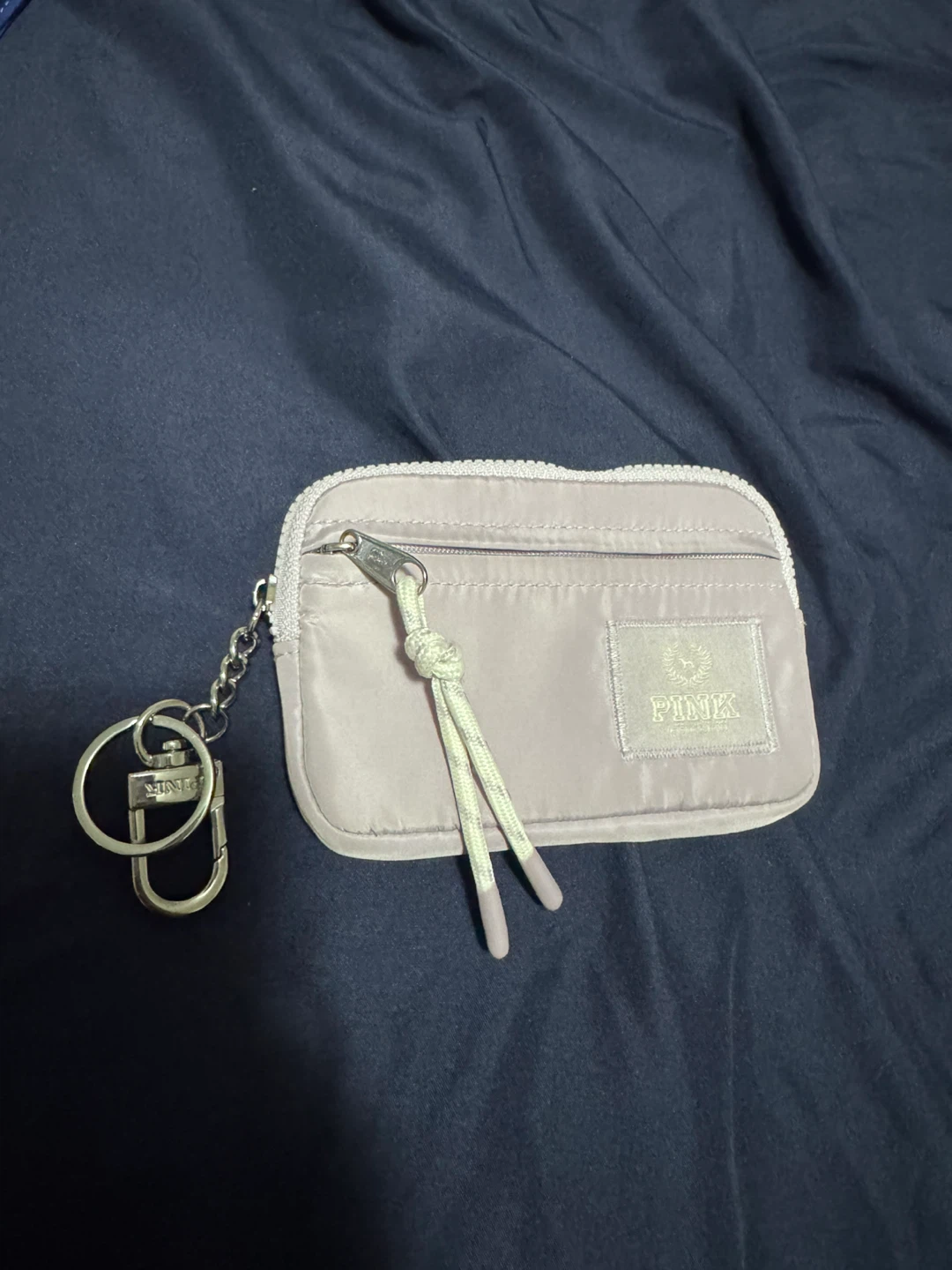 PINK Coin Purse with FREE Beige Snap Wallet