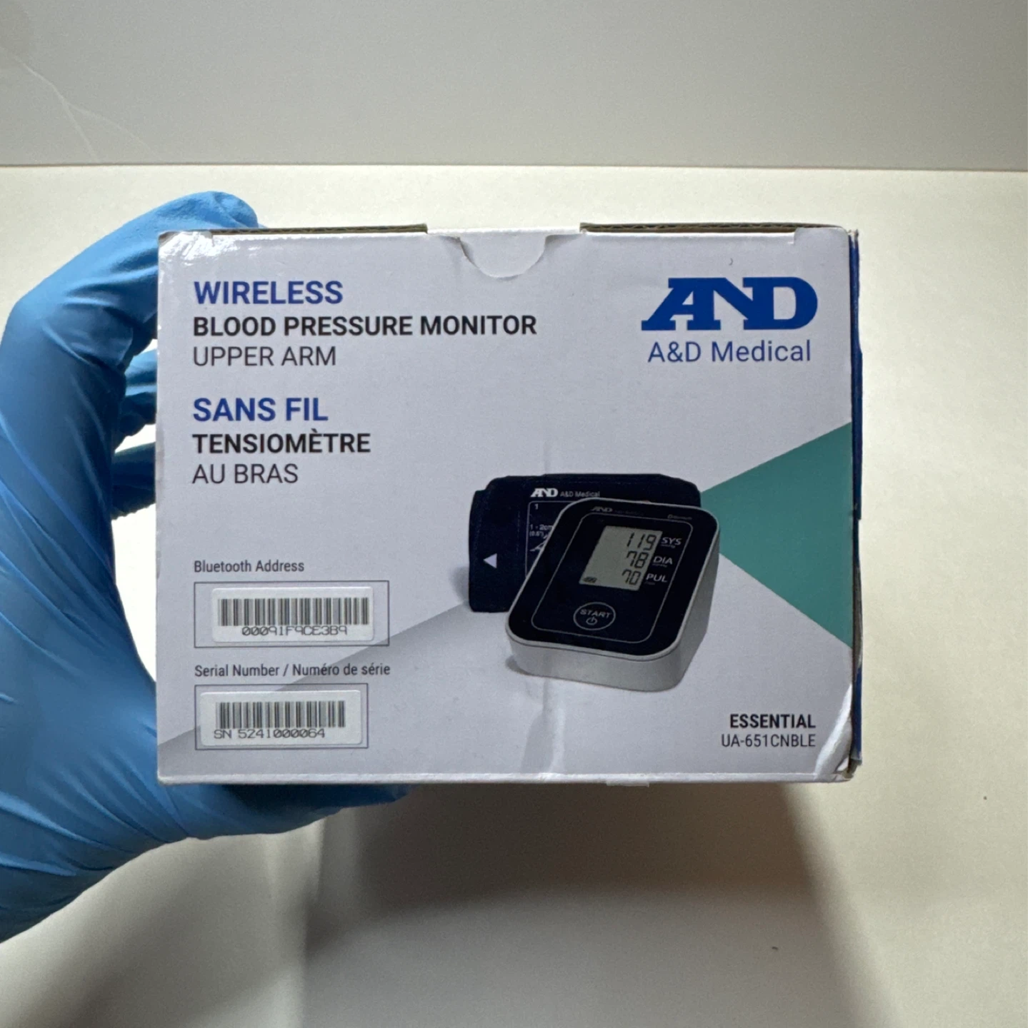 A&D Medical Wireless Blood Pressure Monitor UA-651CNBLE - photo 5