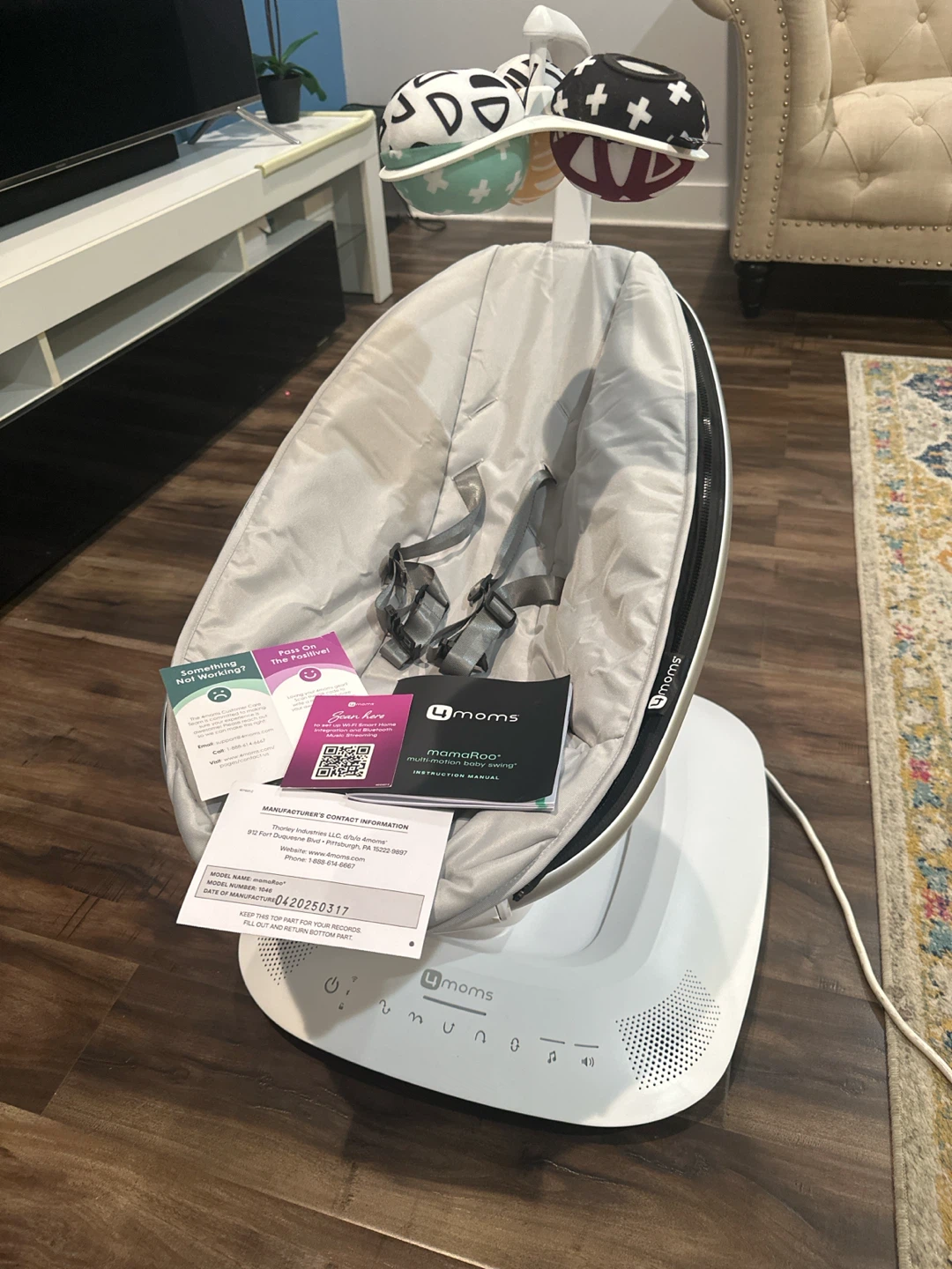 4moms mamaRoo  Multi-Motion Baby Swing