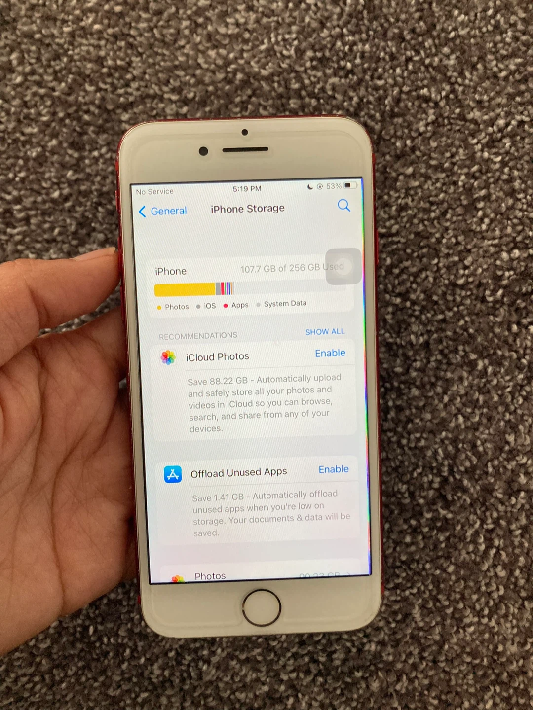 Apple iPhone 7 (PRODUCT RED) 256GB - photo 3