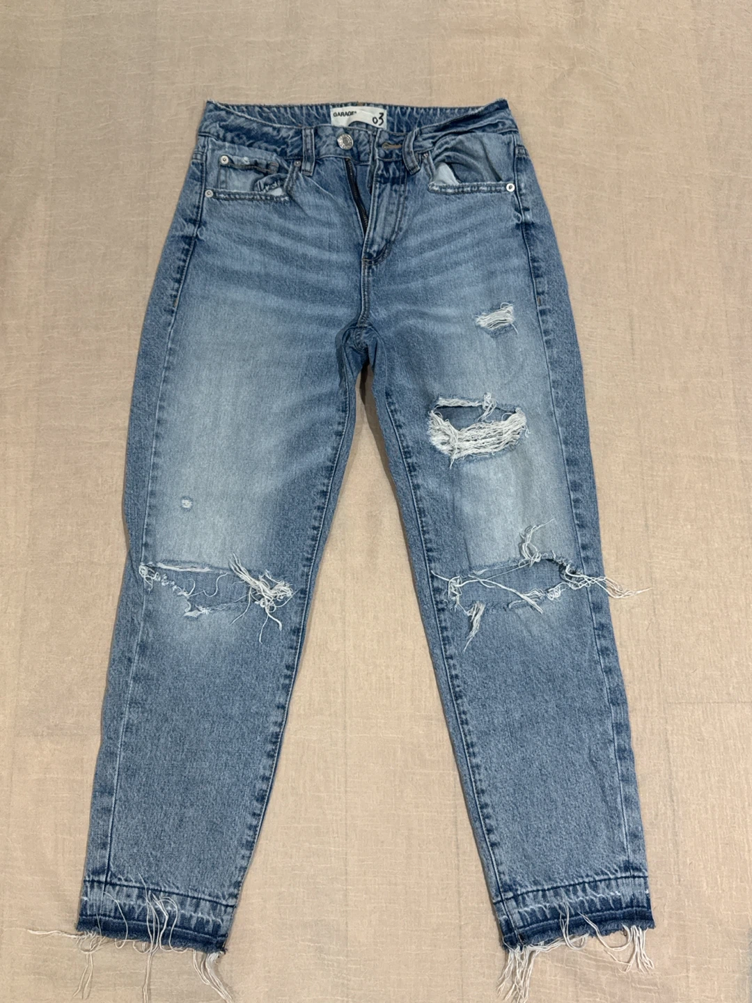 Garage Distressed Denim Jeans - Size 03 (#1K)