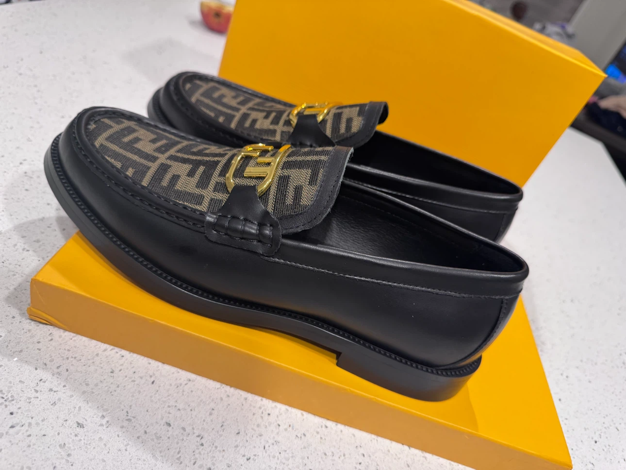 Fendi FF Logo Loafers