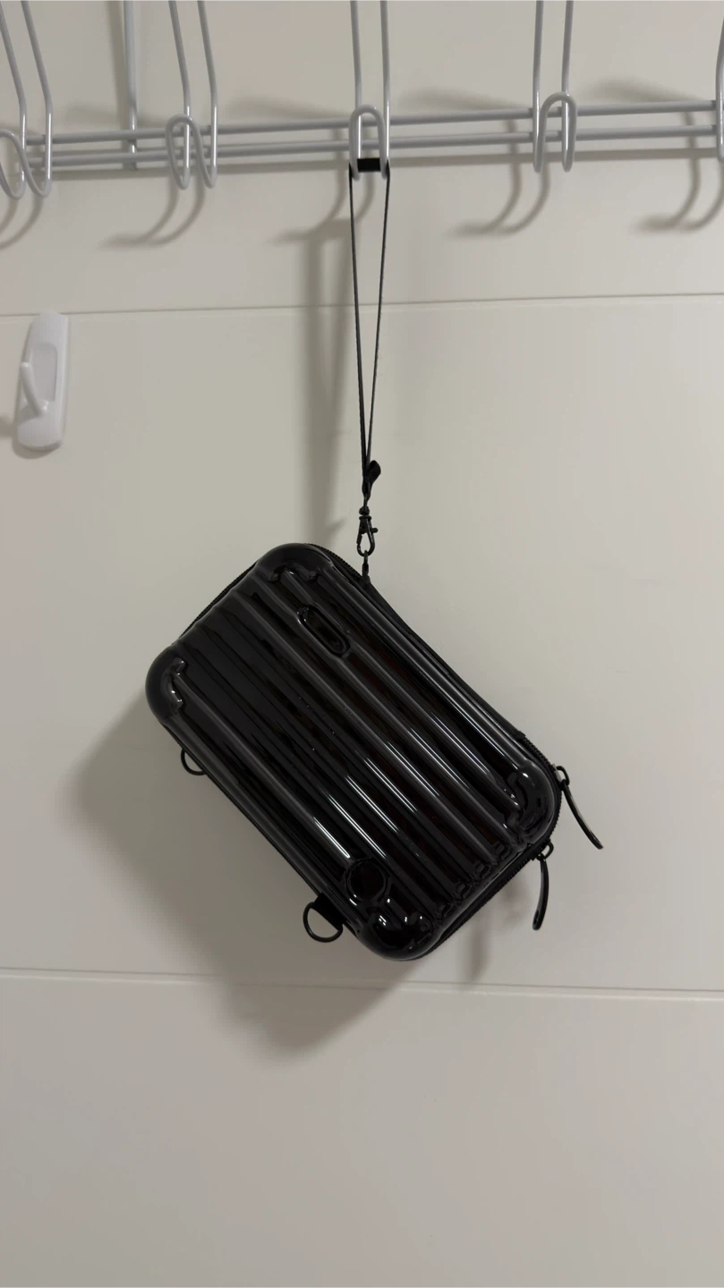 Black Miniature Luggage Crossbody Bag - photo 3