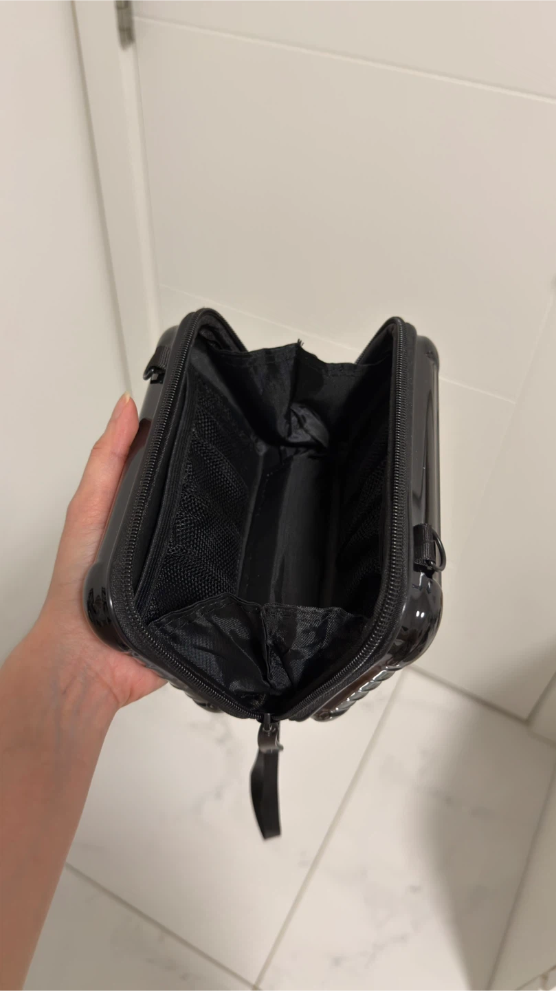Black Miniature Luggage Crossbody Bag - photo 4