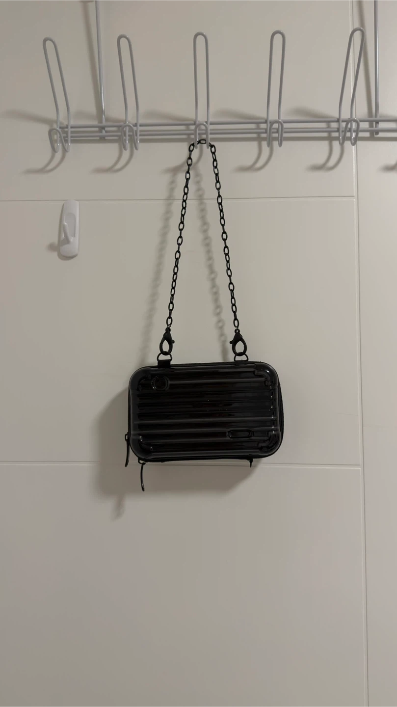 Black Miniature Luggage Crossbody Bag - photo 2