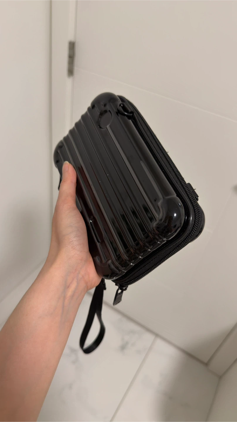Black Miniature Luggage Crossbody Bag - photo 5