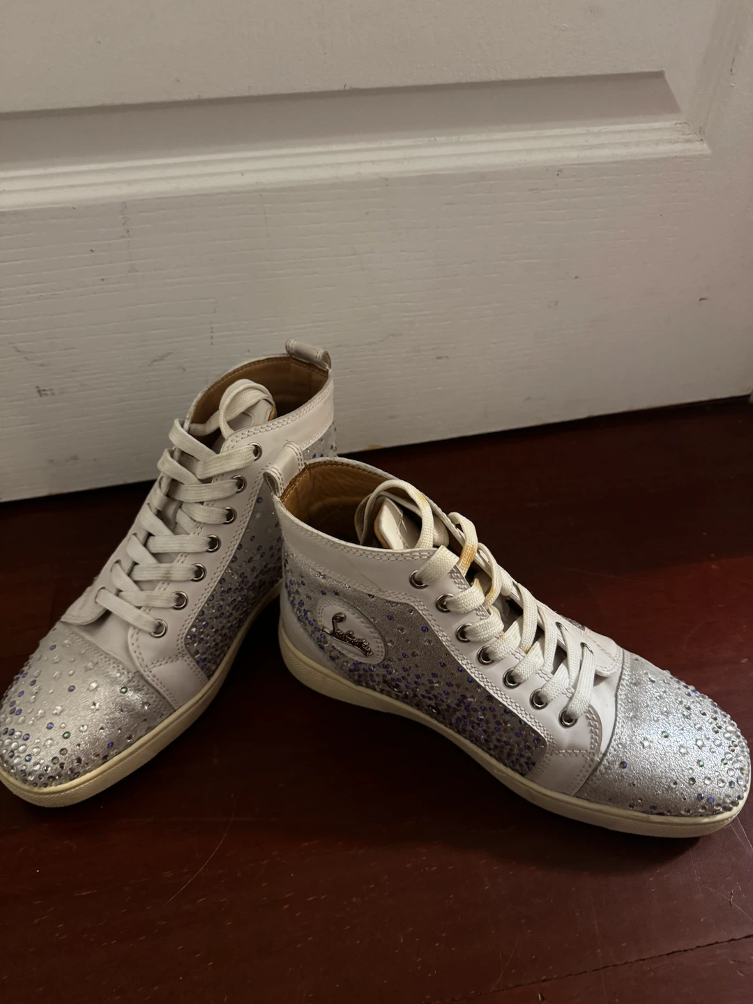 Christian Louboutin High-Top Sneakers Size 37.5 - photo 2