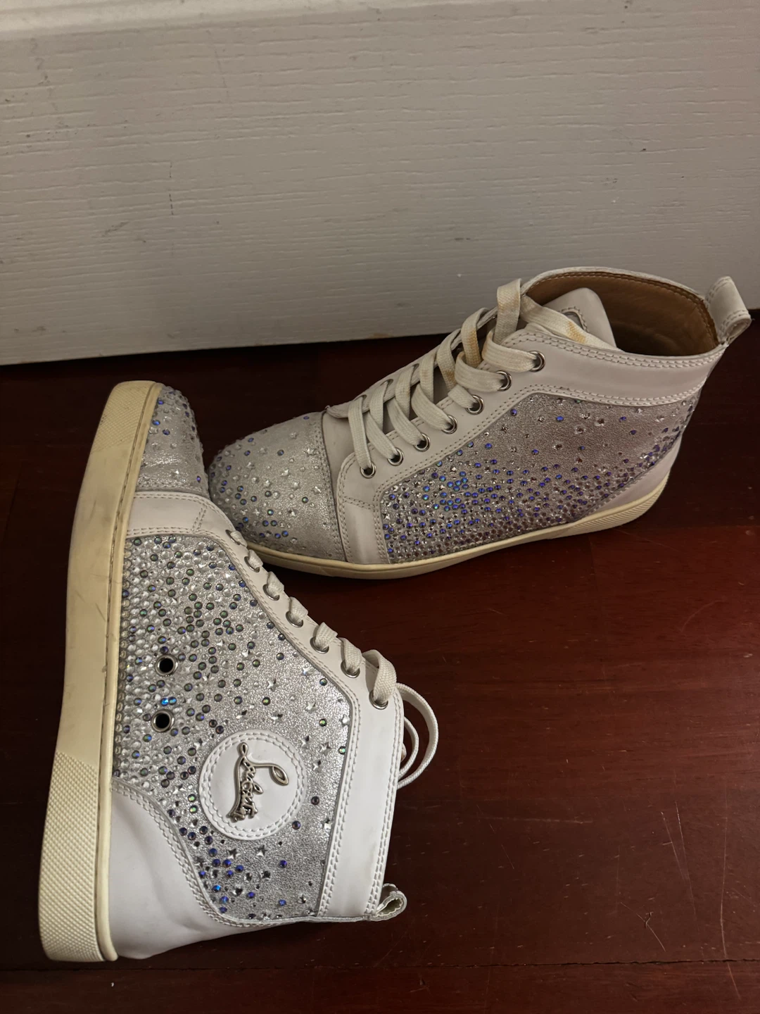 Christian Louboutin High-Top Sneakers Size 37.5 - photo 3