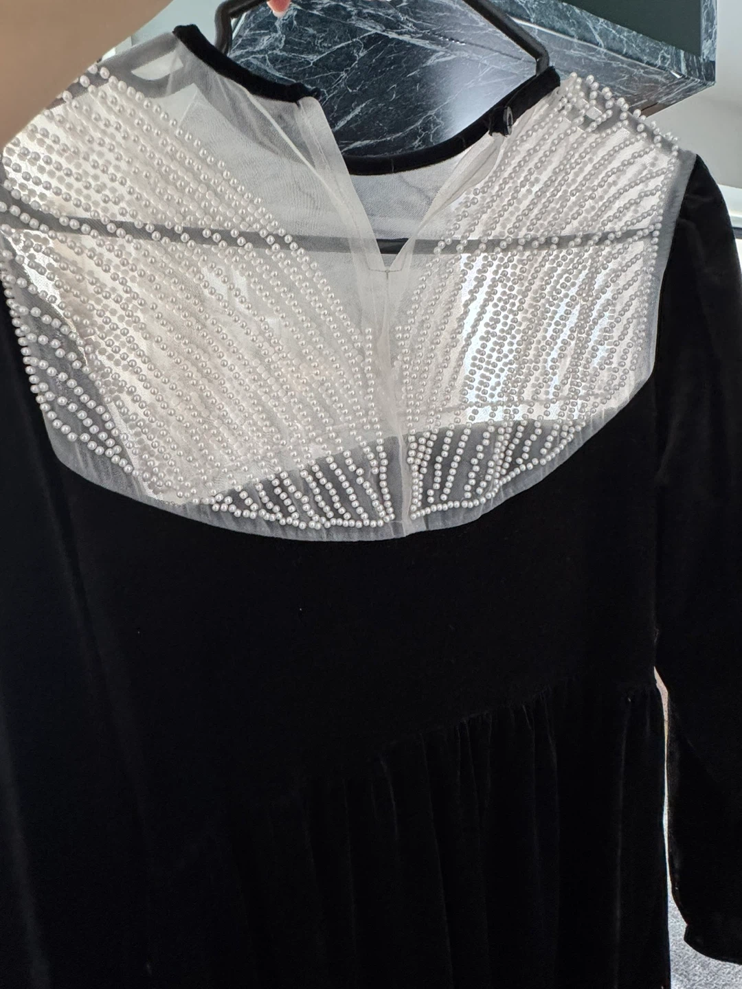 Pearl Velvet Dress - photo 2