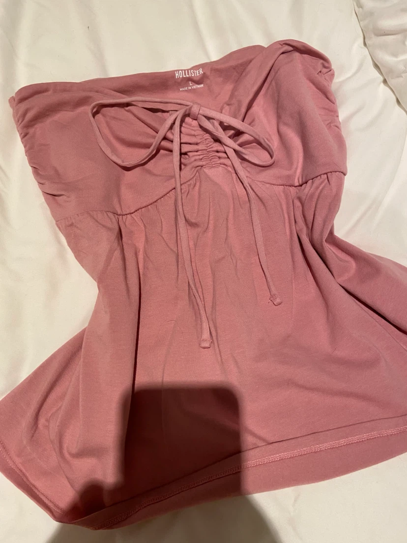 Hollister Pink Tube Halter Top