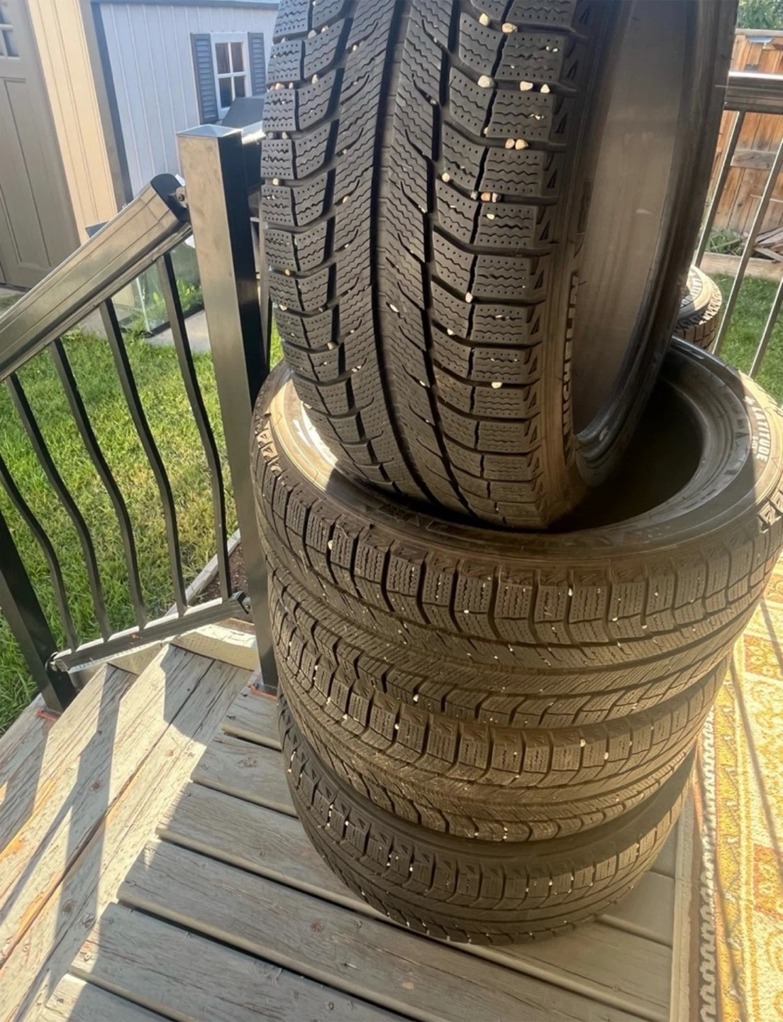 4 Michelin Latitude X-Ice Tires 275/45 R20 - photo 3