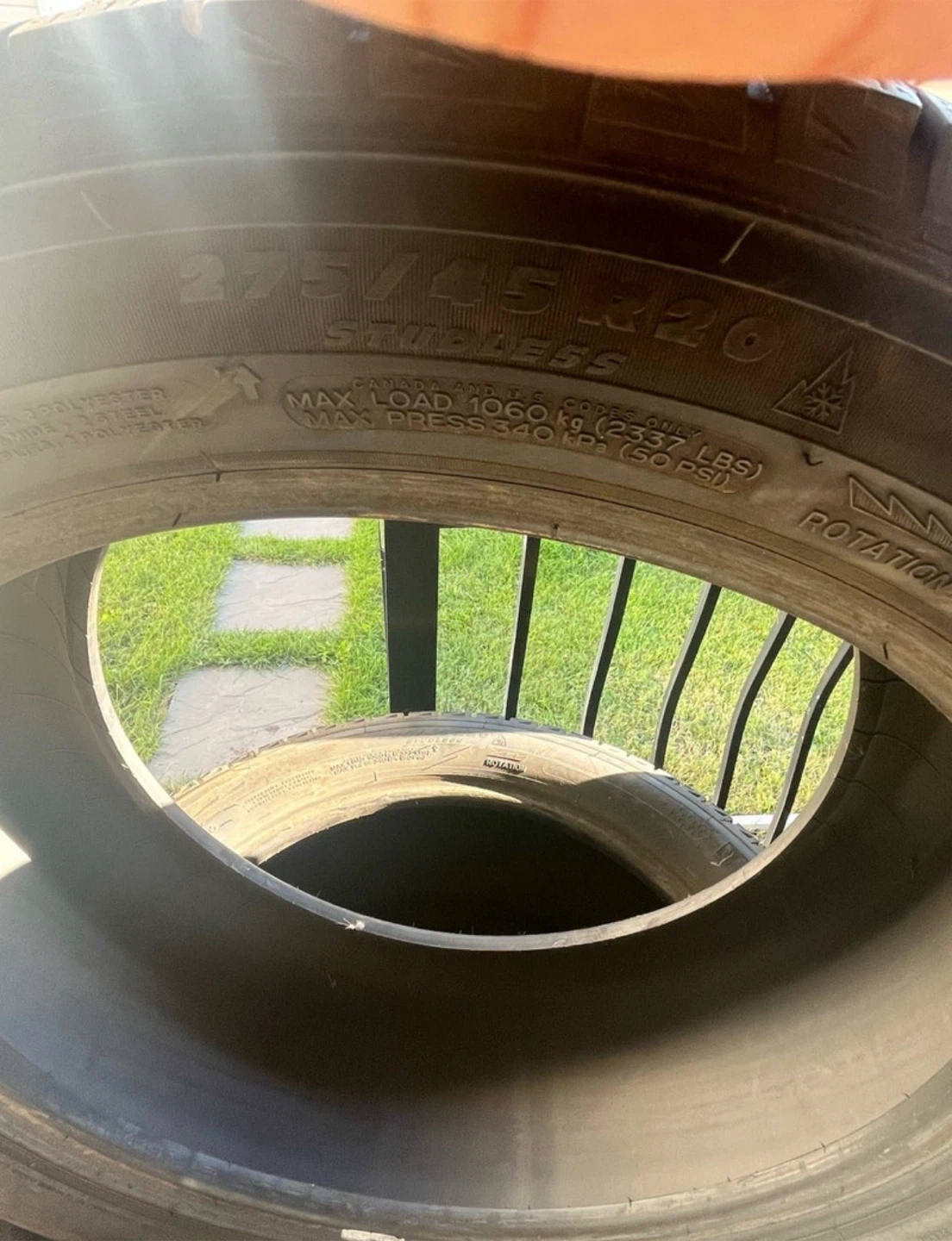4 Michelin Latitude X-Ice Tires 275/45 R20 - photo 5