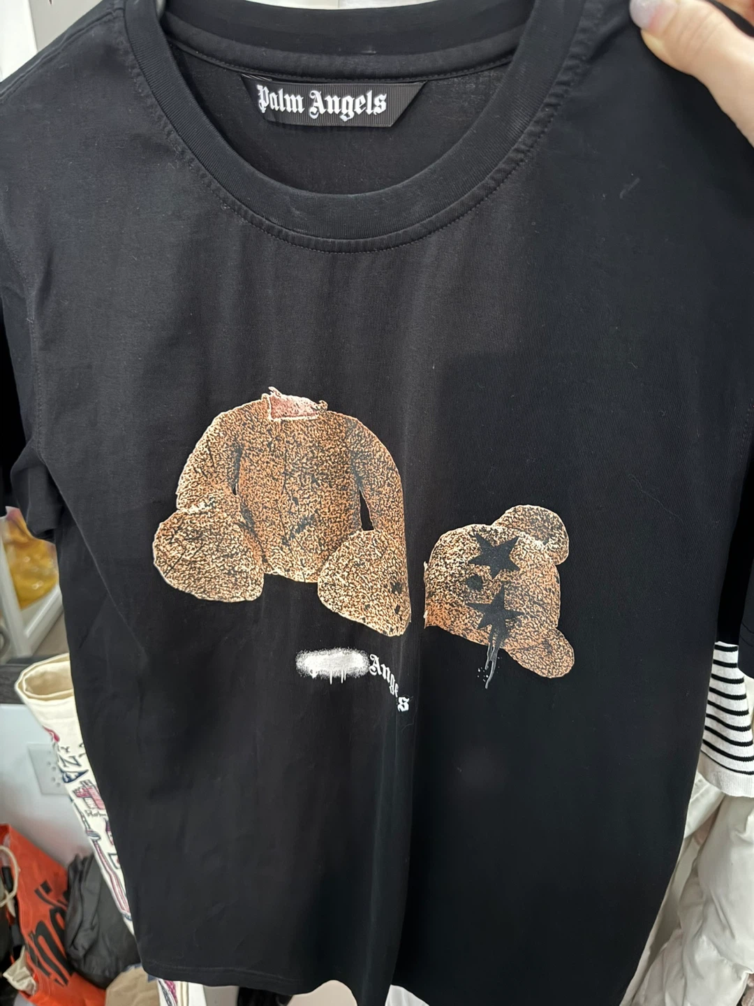 Palm Angels Broken Bear graphic T-shirt - photo 3