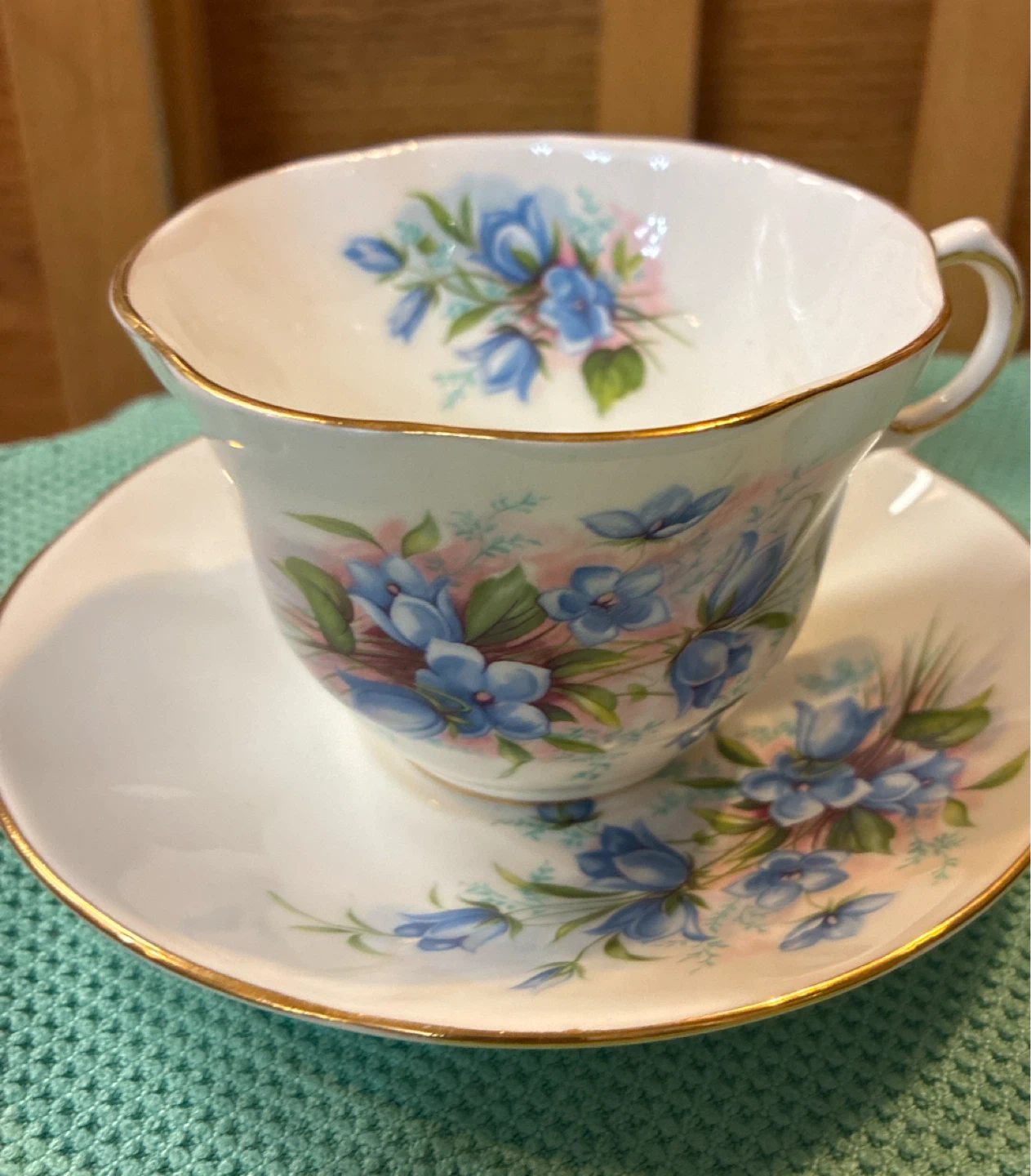 Vintage Queen's Rosina Fine Bone China Tea Cup and Saucer - photo 2