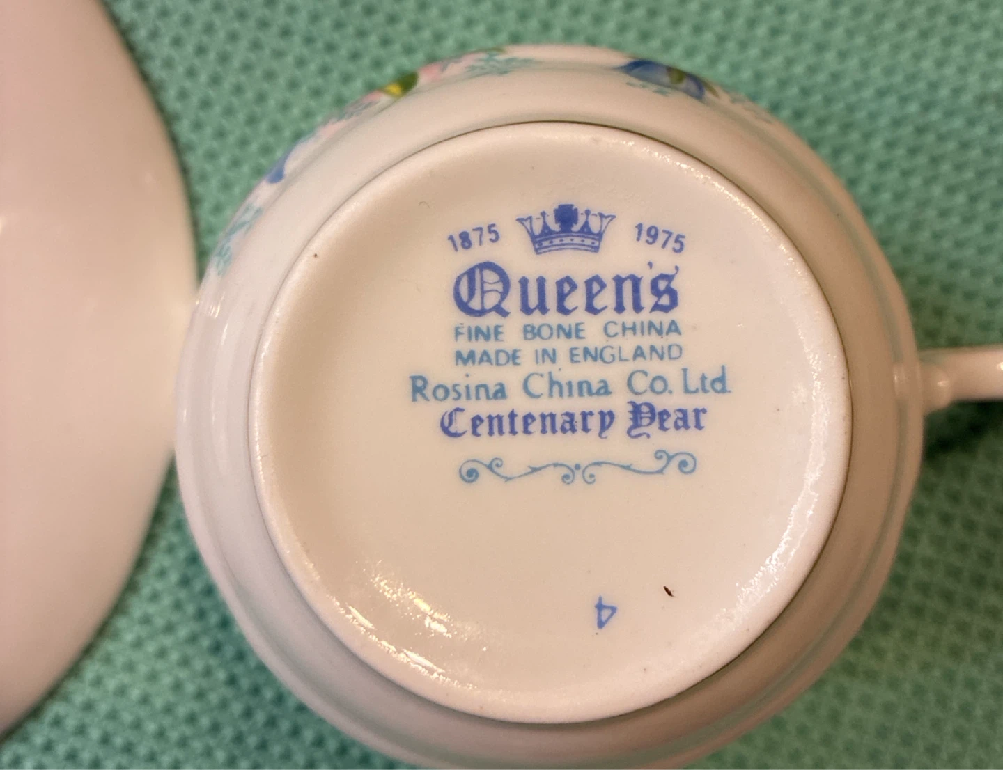 Vintage Queen's Rosina Fine Bone China Tea Cup and Saucer - photo 5